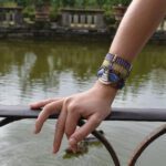 Bracelet Doree BLU Indossato - giardino Boboli Firenze - Ziio jewels