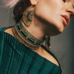 Earrings Bombay Green -Ziio Jewels