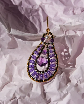 Earrings TABIZ Amethyst - Ziio Jewels - 1024