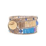 ziio-jewels-Bracelet-DOREE-Blu-S-back