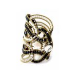 Bracelet AMORE Infinito Black White - Ziio Jewels