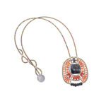 Pendant PHILAE Cornaline - Ziio Jewels