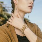 Earrings BLOOM M Azul