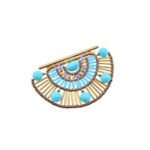 Brooch Bombay Azul - Ziio Jewels