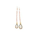 Earrings Bloom White L - Ziio Jewels
