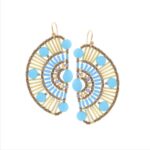 Earrings Bombay Azul - Ziio Jewels