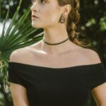 Earrings TABIZ Black Gancio - Necklace Giro Zirco Black - Ziio Jewels
