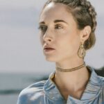 Earrings TABIZ Brown Gancio -Necklace Giro Zirco Brown - Ziio Jewels