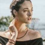 Earrings Tabiz Garnet - Necklace Giro Zirco red - Bracelet Boa Zirconia Red - ziio Jewels