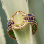 Bracelet ARKANIS Ovale Vesuvianite - Ziio Jewels
