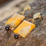 Earrings ARKANIS Square Bumblebee - Ziio Jewels