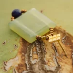 Earrings ARKANIS Square Vesuvianite - Ziio Jewels