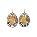 Earrings_Arkanis_Ovale_Bumble_Bee by Ziio Jewels