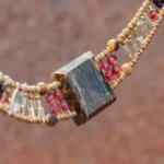 Necklace ARKANIS Square Vesuvianite - Ziio Jewels