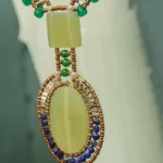 Necklace ARKANIS long Vesuvianite - Ziio Jewels