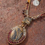 Necklace ARKANIS long Wood - Ziio Jewels