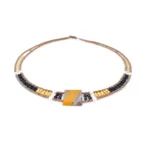 Necklace Arkanis SQUARE Bumble bee by Ziio Jewels