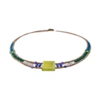 Necklace Arkanis SQUARE Vesuvianite by Ziio Jewels