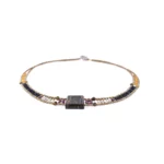 Necklace Arkanis SQUARE Wood by Ziio Jewels