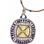 Pendant Arkanis Vesuvianite_detail back by Ziio Jewels
