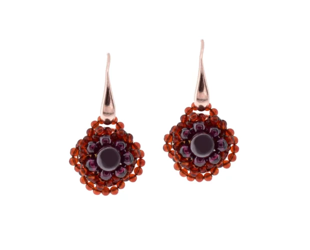 Ziio Jewels - Earrings ARIANE Garnet
