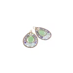 Earrings INFINITE Green