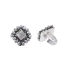 Ring PENELOPE Square Grey- ZIIO Jewels
