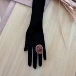 Ring PENELOPE Ovale Cornaline -Marqueterie - ZIIO Jewels