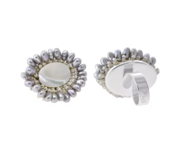 Ring PENELOPE Ovale Grey - ZIIO Jewels