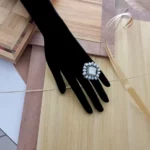 Ring PENELOPE Square Grey -marq- ZIIO Jewels