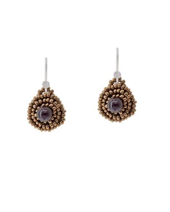 Earrings BOTTONE Garnet