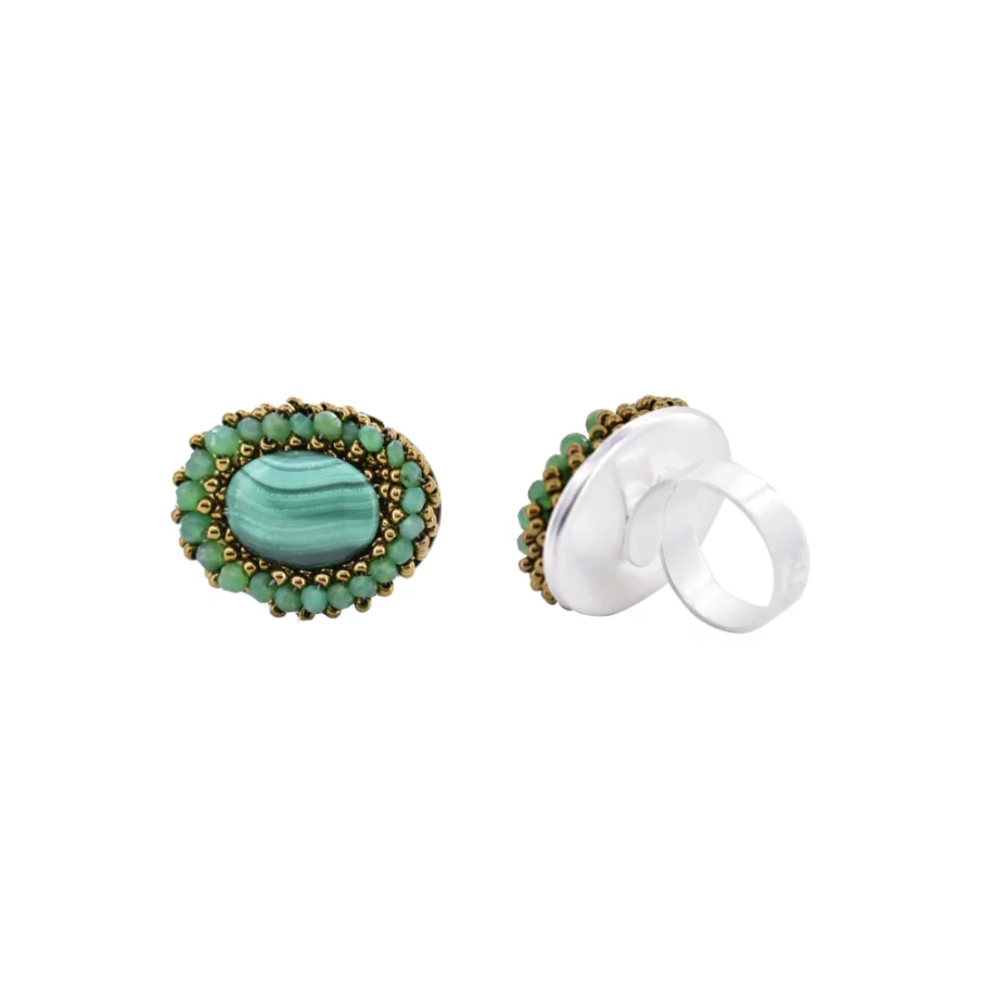Ring PENELOPE OVALE Green