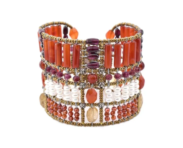 Bracelet ASTRAEA Liberty CORNALINE-front