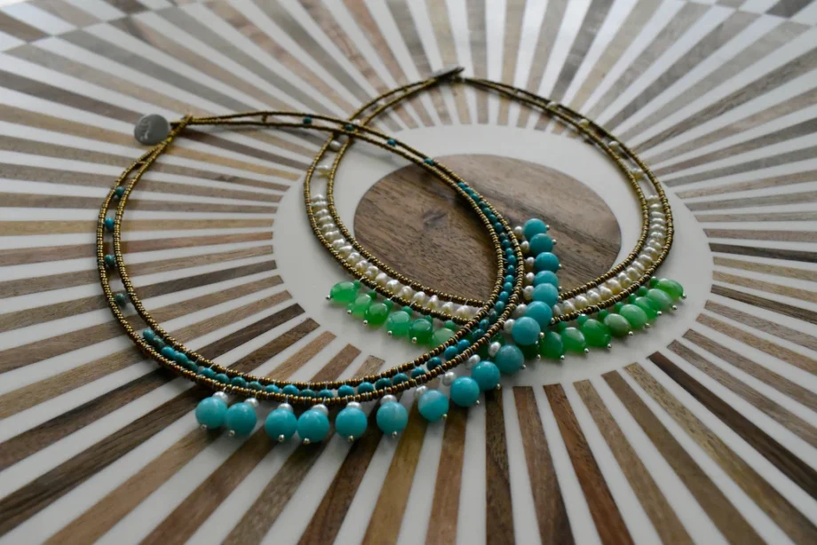 Necklaces-DANCE-Amazonite-and-Criso - Ziio Jewels