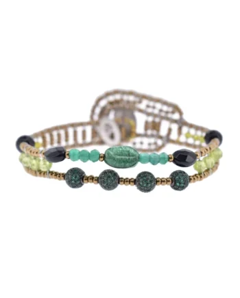 Bracelet-MAEVE-Small-Green-Ziio-Jewels