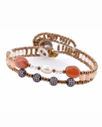 Bracciale MAEVE Small White - front - Ziio Jewels