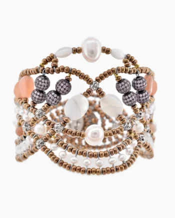 Bracelet MAEVE White - front - Ziio Jewels