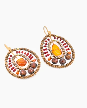 Earrings MAEVE small Orange