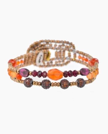 Maeve Small Orange Bracelet | Ziio Jewels