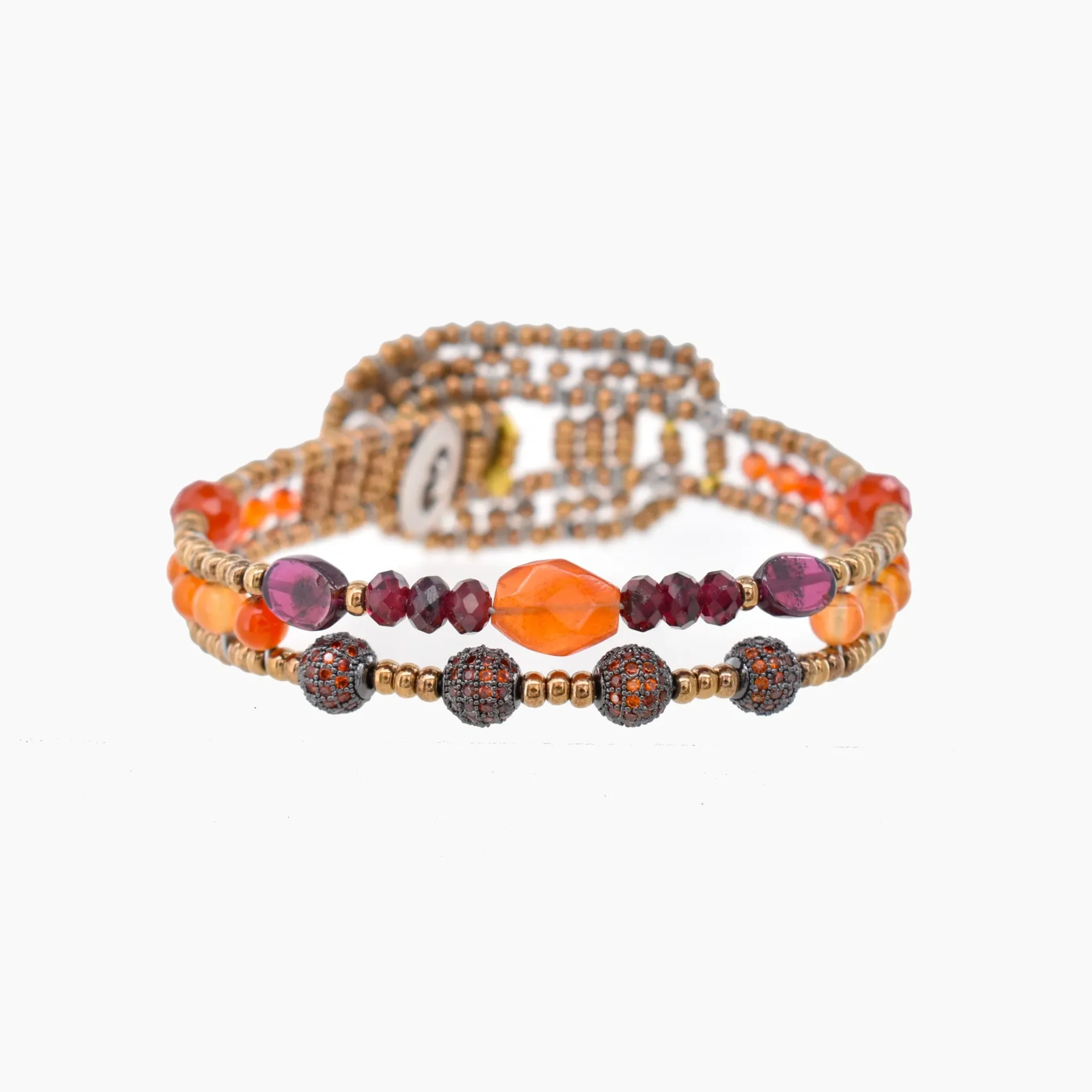 Maeve Small Orange Bracelet | Ziio Jewels