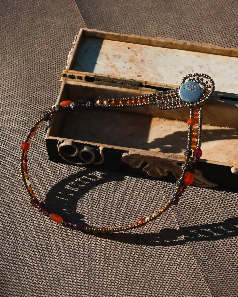 Maeve Boa Orange Bracelet | Ziio Jewels