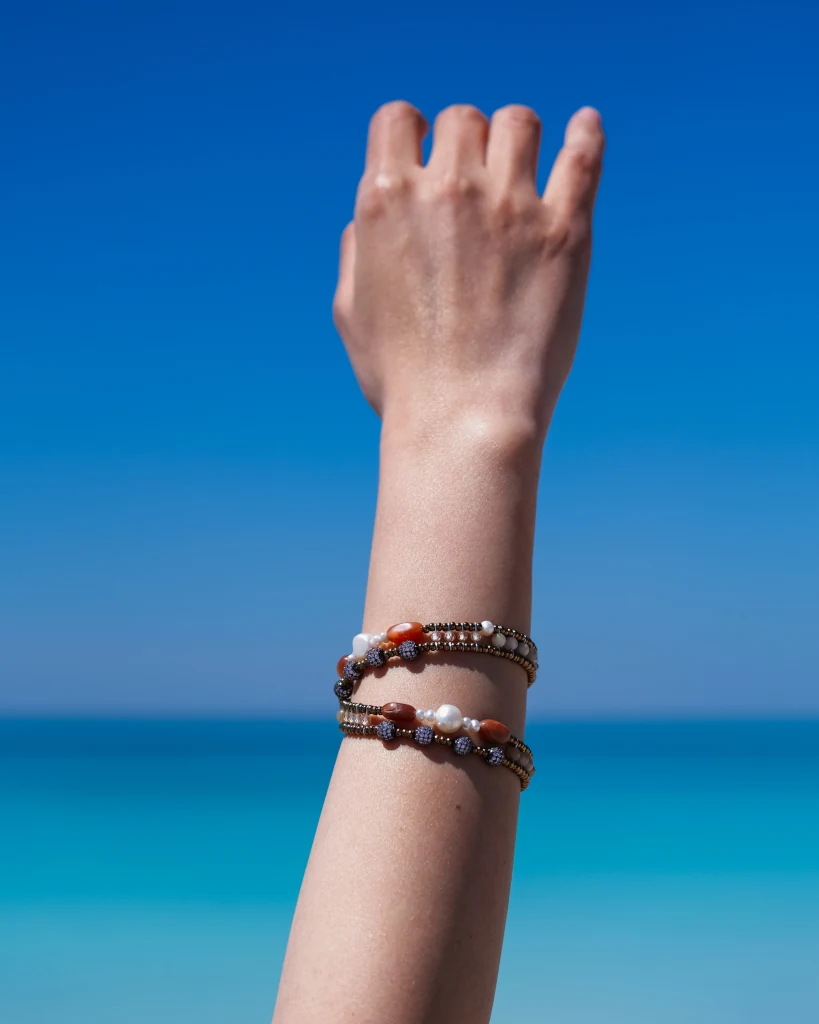 Bracelet MAEVE Boa White Ind2 - Ziio Jewels
