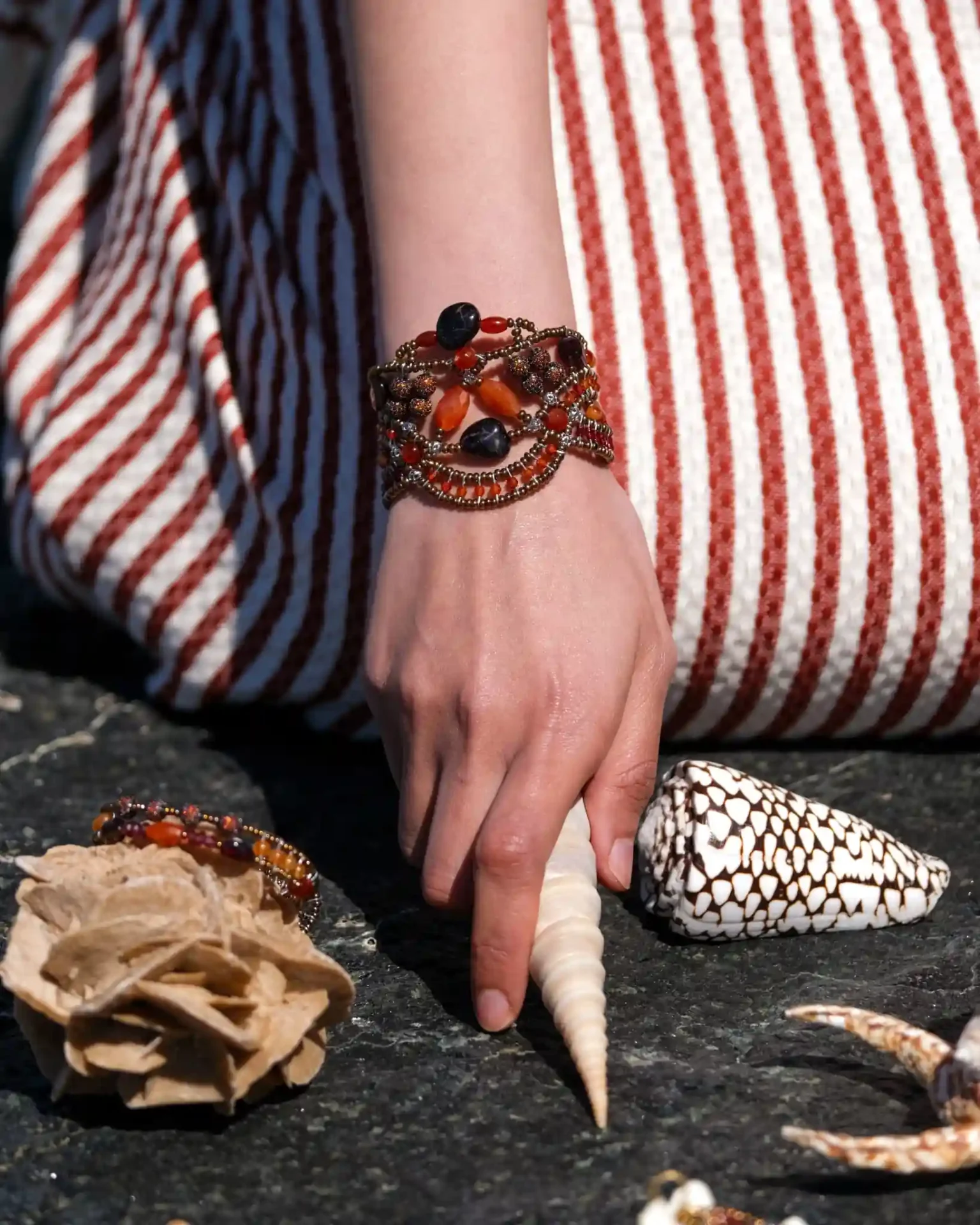 Maeve Orange Bracelet | Ziio Jewels