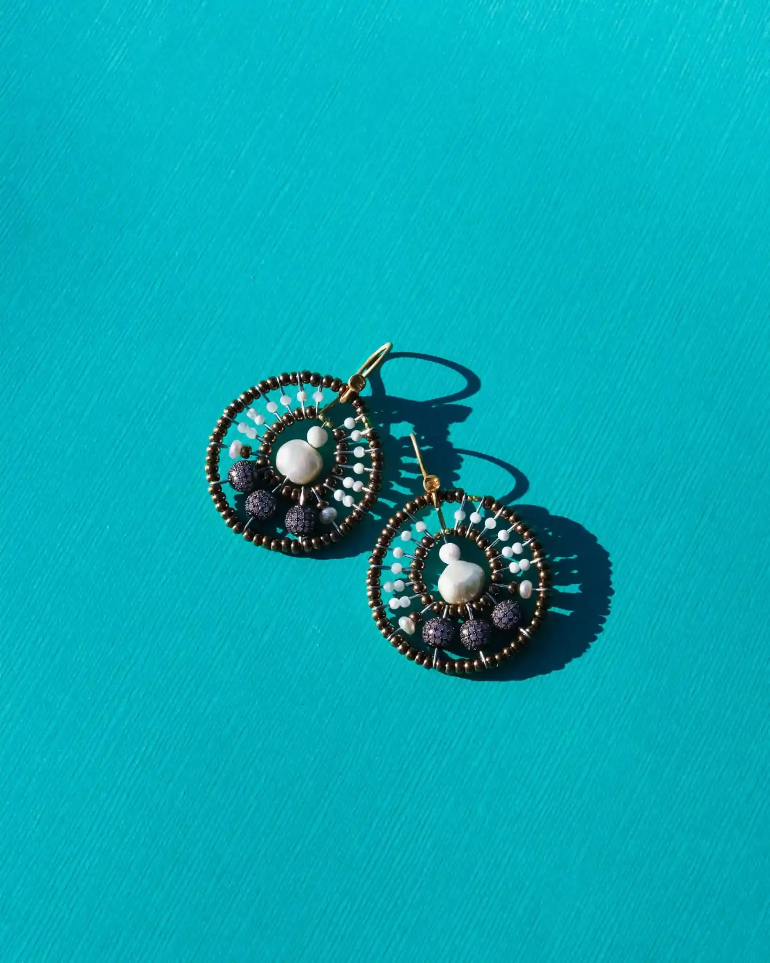 Earrings Maeve White Small -ziio Jewels