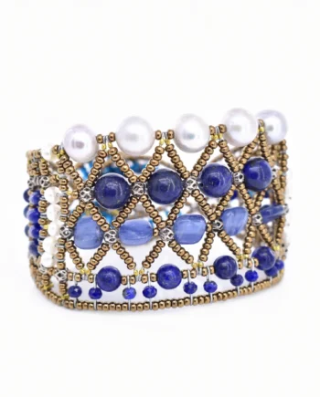 Essenza Blu Bracelet - front | Ziio Jewels