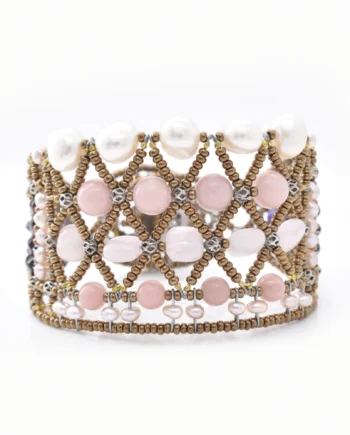 Essenza Pink Bracelet - front | Ziio Jewels