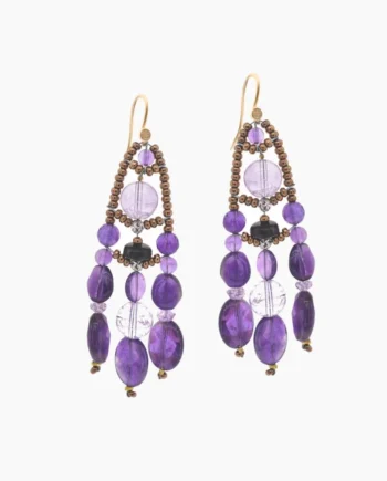 Earrings DANCE Amethyst - Ziio Jewels