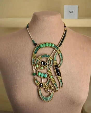 Necklace PASSION Green
