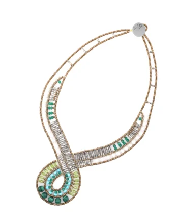 Necklace SENSO Green - Ziio Jewels